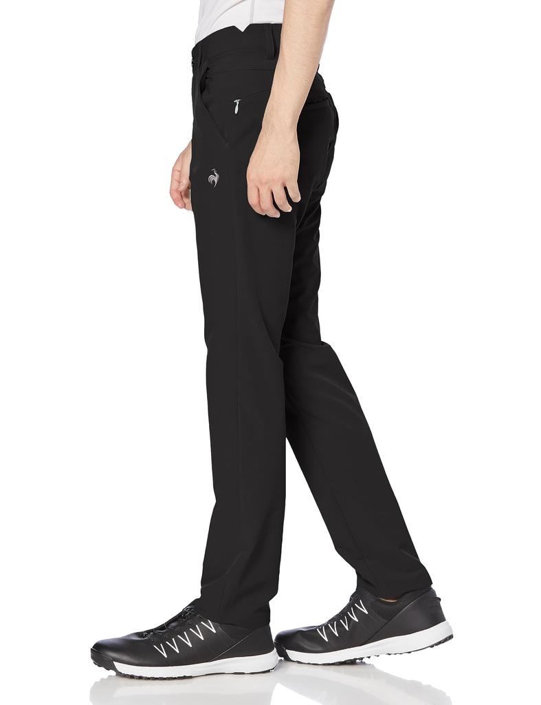 Штаны для гольфа Coq Sportif, зауженные, впитывающие пот, простые, простые, для гольфа QGMWJD04 BK00 [Le Golf] [Stretch Forcer] мужские (черный)