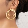 2PC Women's Fashion Design Earrings Zircon Accessories Suitable for Date, Party, Festival Gifts