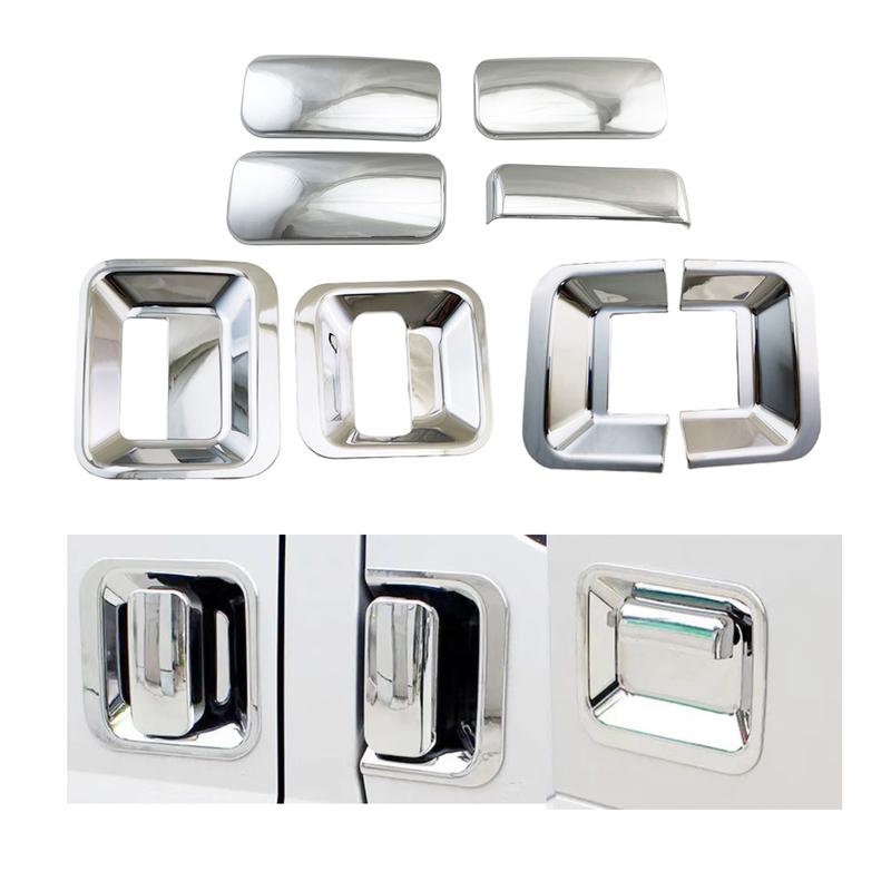 Хромированные ABS Автоаксессуар Накладки на ручки дверей Чаши для ручек Стиль наклейки Для Ford Transit Tourneo MK6 MK7 2007 2008 2009 2010 2011 2013