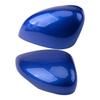 1Pair Blue Rearview Mirror Indicator Light Cover For Ford Fiesta MK7 2008~17