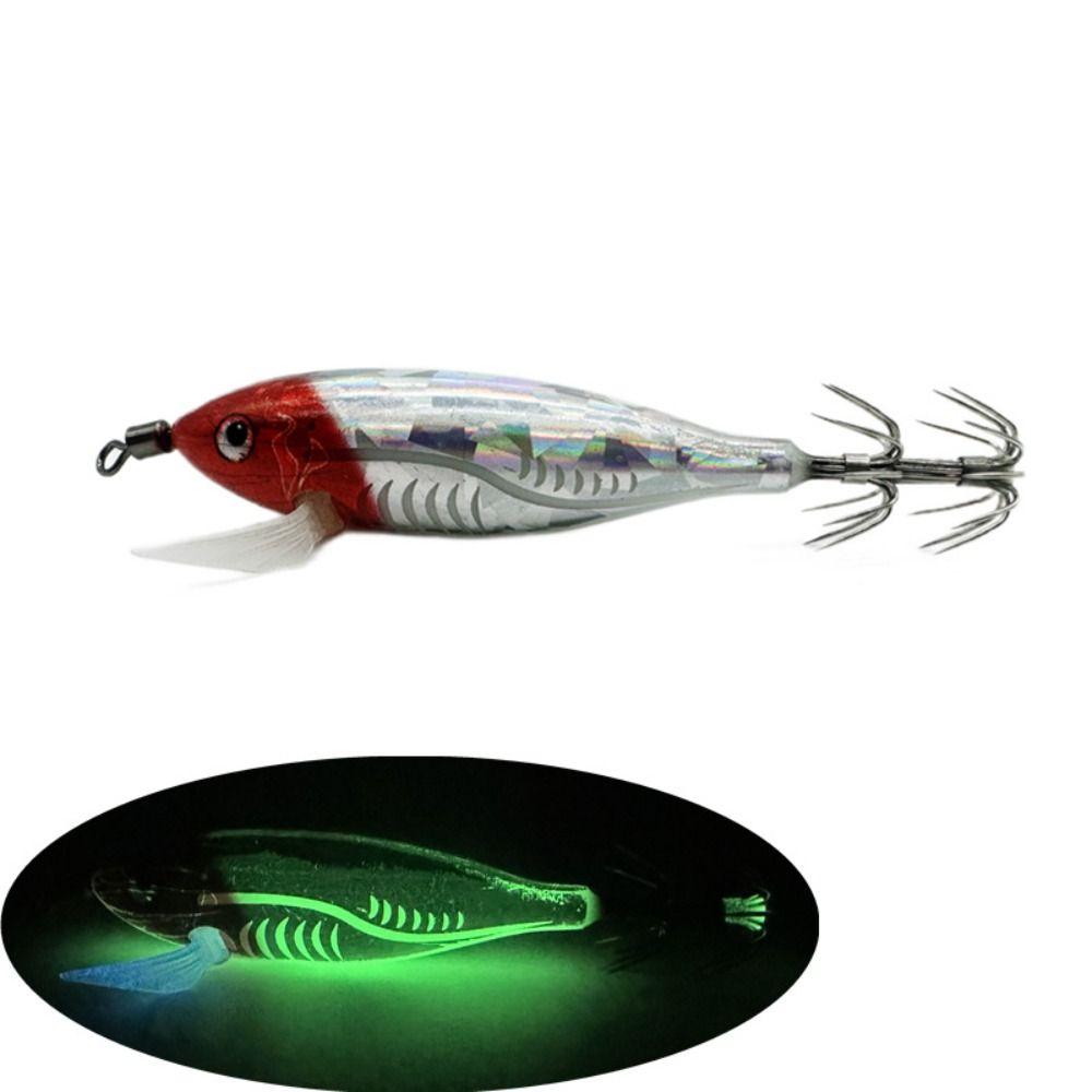 Свинцовое грузило, крючок для кальмара, рыболовные снасти, приманка для осьминога, 2023, приманки для деревянных креветок, реалистичные