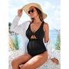 2025 New Pregnant Women One-Piece Smiwear Bathing Suit Solid Color Hollow-Out Beach Swimsuits European Bikini Premama Swimwears