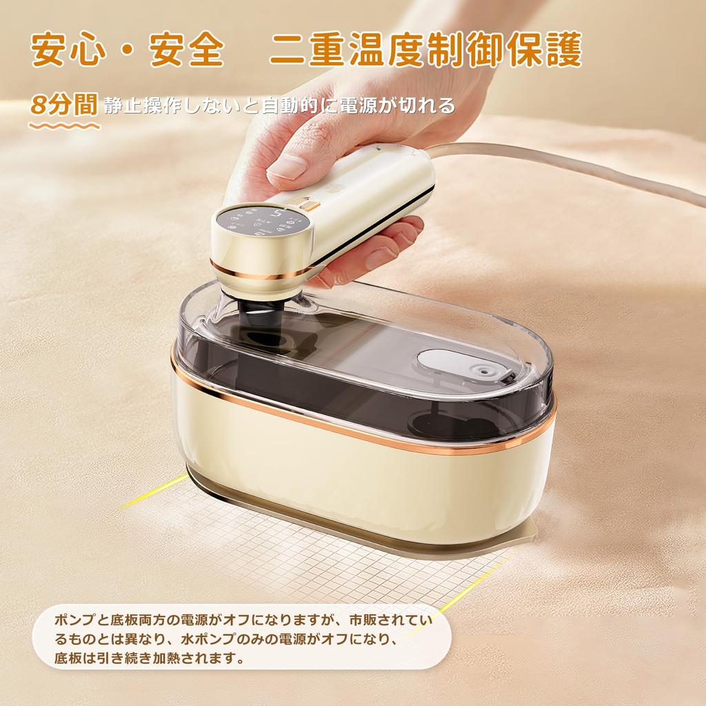 Утюг Паровой утюг новейшего датчика Светодиодный дисплей 6 режимов Мгновенное разглаживание складок в зависимости от типа одежды Отпариватель для одежды Запускается за 25 секунд