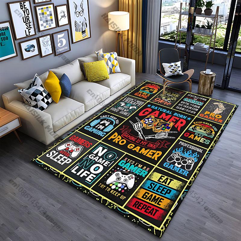 Gaming passion dedication and lifestyle carpet Yoga living room room decor children's crawling mat doormat area rug