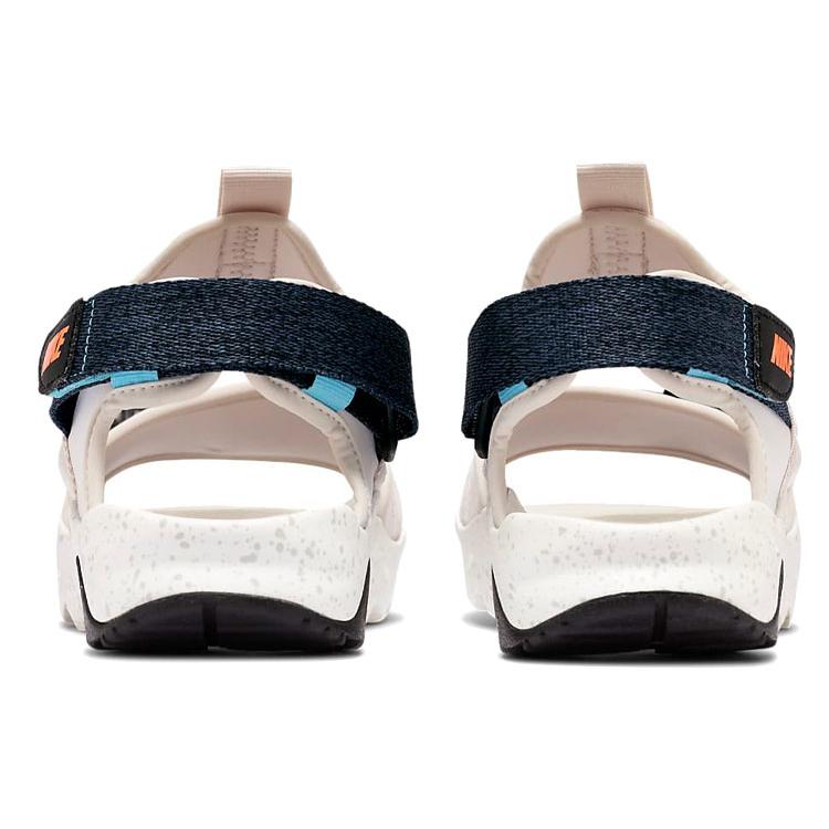 Nike Спортивные сандалии с открытым носком для улицы Бежевые 'Desert Sand Lagoon Pulse Black' Женские CV5515-004