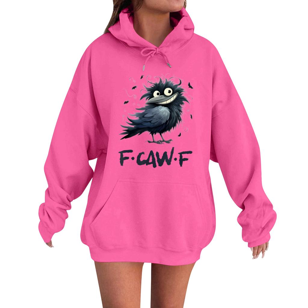 Women's Fashion Casual Long Sleeve Loose Printed Sweatshirt