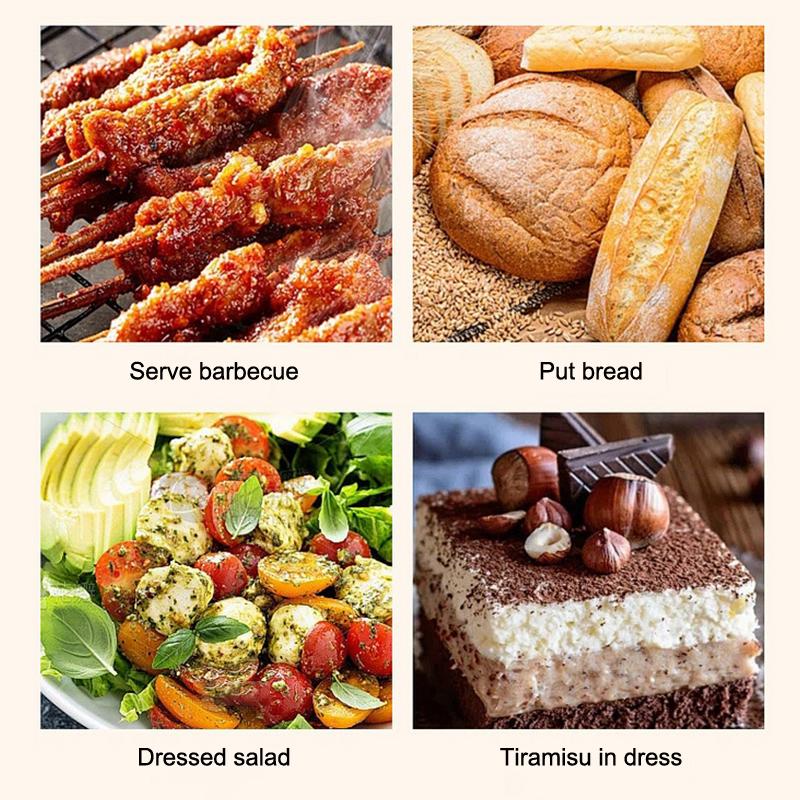 5 шт. Контейнер для хранения продуктов из нержавеющей стали, Контейнер для сохранения свежести с крышкой, Прямоугольный, для колбасы, лапши, фруктов