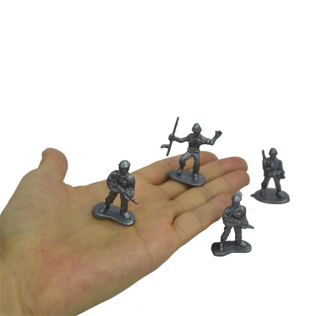 100 ШТ Детская Игрушка Мини Военные Солдатики Фигурки Модели Игровой Набор Декор Стола Малыш Армейцы Детская Игрушка Подарок Аксессуары