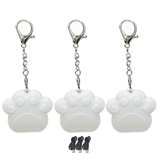 2/3/5 шт. Сенсорный светильник, светодиодный светильник с сенсорным управлением, перезаряжаемый мини-фонарик, форма сердца, сумки, кошельки, брелок