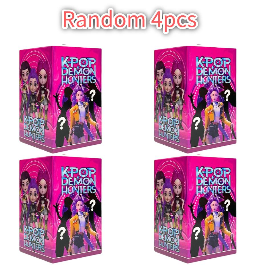 6Pcs/set Anime KPop Devil Hunter Random Blind Box Toy Figure Rumi Mira Zoi Action Figure PVC Desktop Decoration Doll Gifts