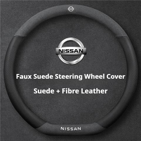 Чехол на руль автомобиля из замши для Nissan Qashqai Kicks March Xtrail Micra Leaf Qashqai J11 J10 J12 Armada Juke Note Аксессуары
