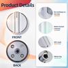 5 Pcs W10594481 Gas Range Stove Knob Compatible For Whirlpool WCG97US6DS00 WCG97US0DS00 Cooktop Knob