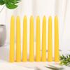 Ручная работа Желтый пчелиный воск Конус Стол Длинная свеча-стол Домашний неромантический Свадебный подсвечник Стол Воск