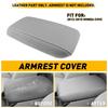 Крышка центральной консоли, подлокотник. Подходит для Honda 2012 2013 14 2015 Civic. Серый кожаный