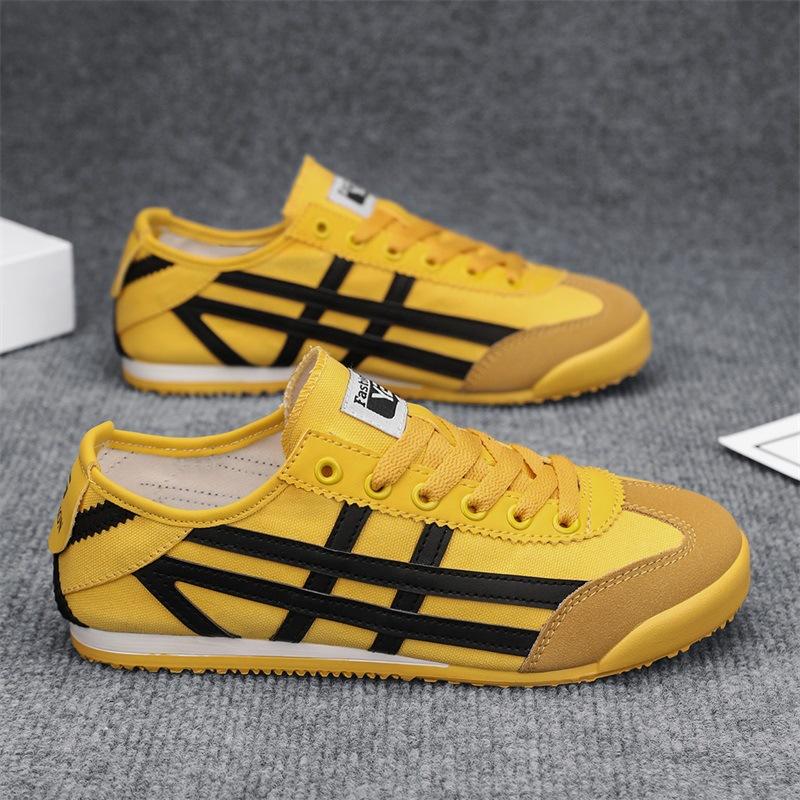 Форрест Гамп ветер 2025 лето новая легкая парусиновая мужская обувь мужская универсальная ленивая обувь пара низкие кеды повседневная обувь для скейтборда