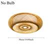 Woven Bamboo Chandelier Lamp Indoor Lighting Home Hotel Restaurant Kitchen Dining Decorative Rattan Pendant Light