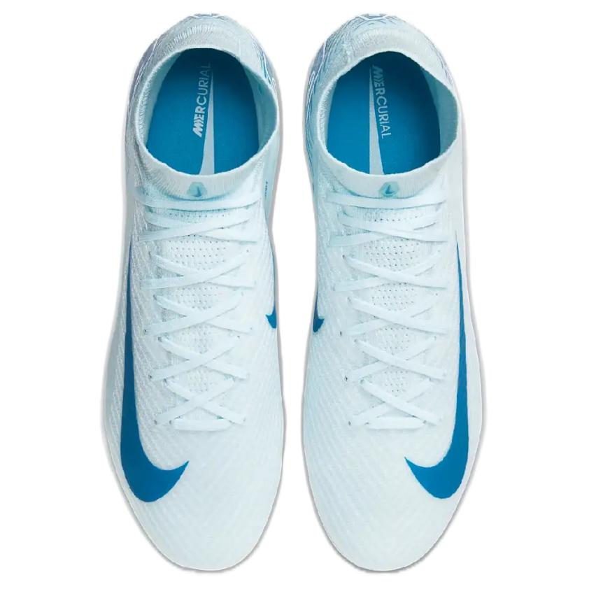 Nike Кроссовки мужские Zoom Mercurial Superfly 10 Elite AG Mad Ambition Pack Blue Glacier-Blue Blue-Orbit FQ8339-400