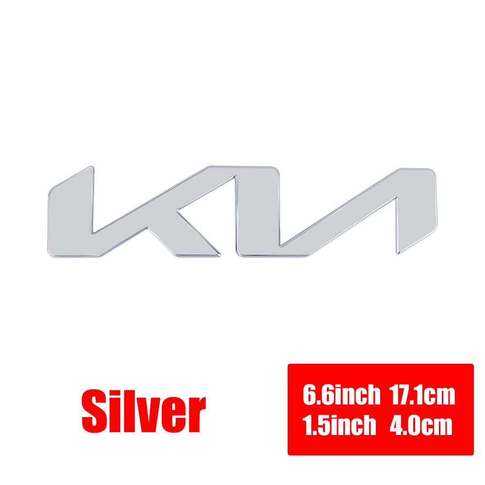 AABJA1 Car Front Hood Emblem Rear Trunk Badge Sticker Auto Accessories For Kia Sorento Sportage Forte Picanto Ceed Soluto KN Stinger