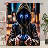 Шторы с геймерским принтом - гостиная, кабинет, приватные шторы, шторы для гостиной, шторы для спальни,