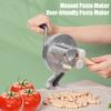Manual Pasta Machine Macaroni Maker Noodle Press Machine for Homemade Pasta Spaghetti