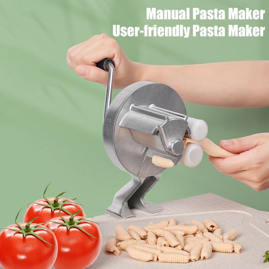 Manual Pasta Machine Macaroni Maker Noodle Press Machine for Homemade Pasta Spaghetti