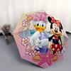 1pc Minnie Mouse & Daisy Duck Beach Umbrella - Auto Open Close, Portable 3-Fold Design, 8-Bone Iron Frame, Outdoor Umbrella, Festival Gift f