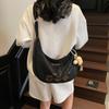 2025 New Casual Style Simple Dumpling Bag Student Class Commute Lazy Messenger Bag Woman