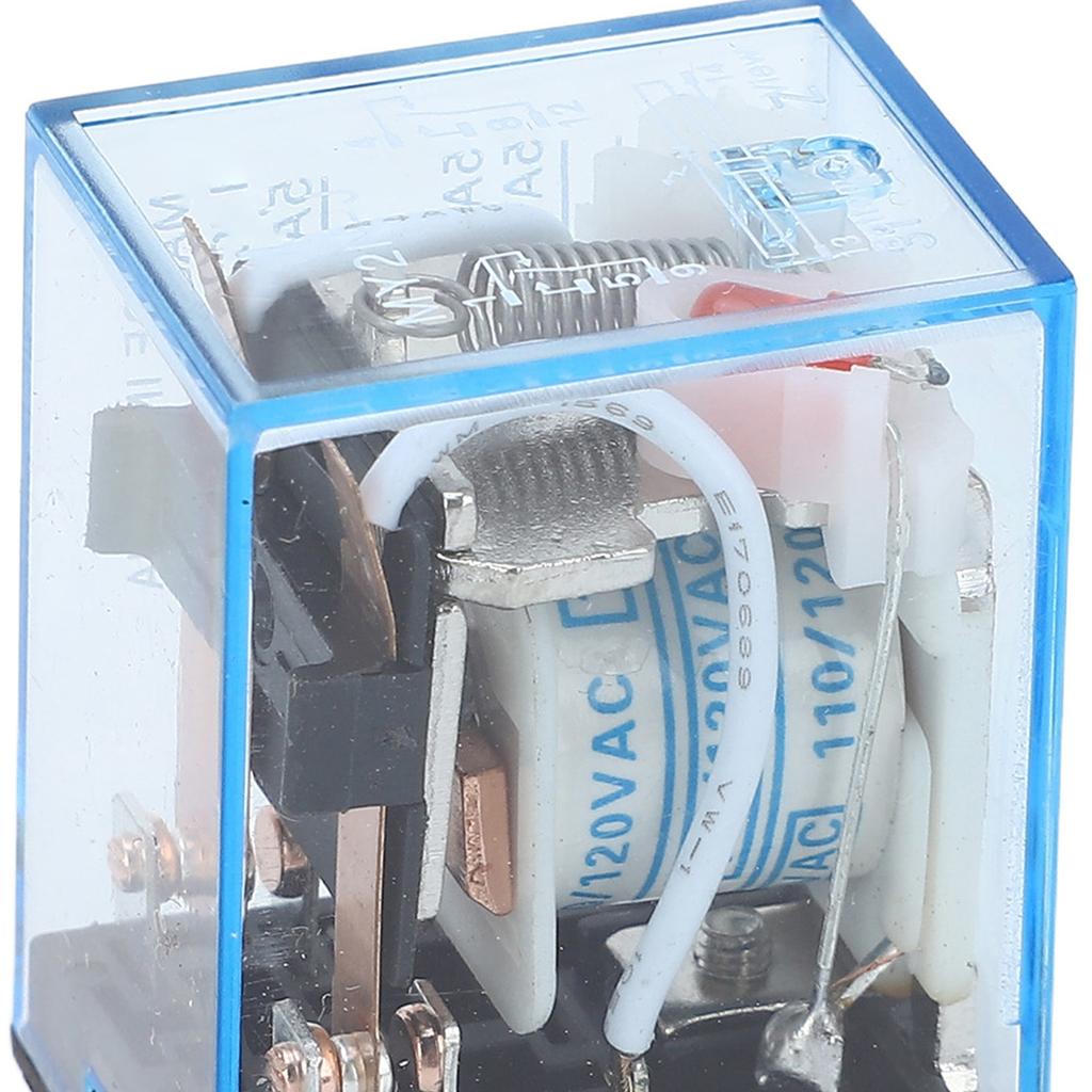 Миниатюрное промежуточное реле, 10 шт., 8 контактов, 2 открытия, 2 закрытия, силовое реле катушки для связи 110 В