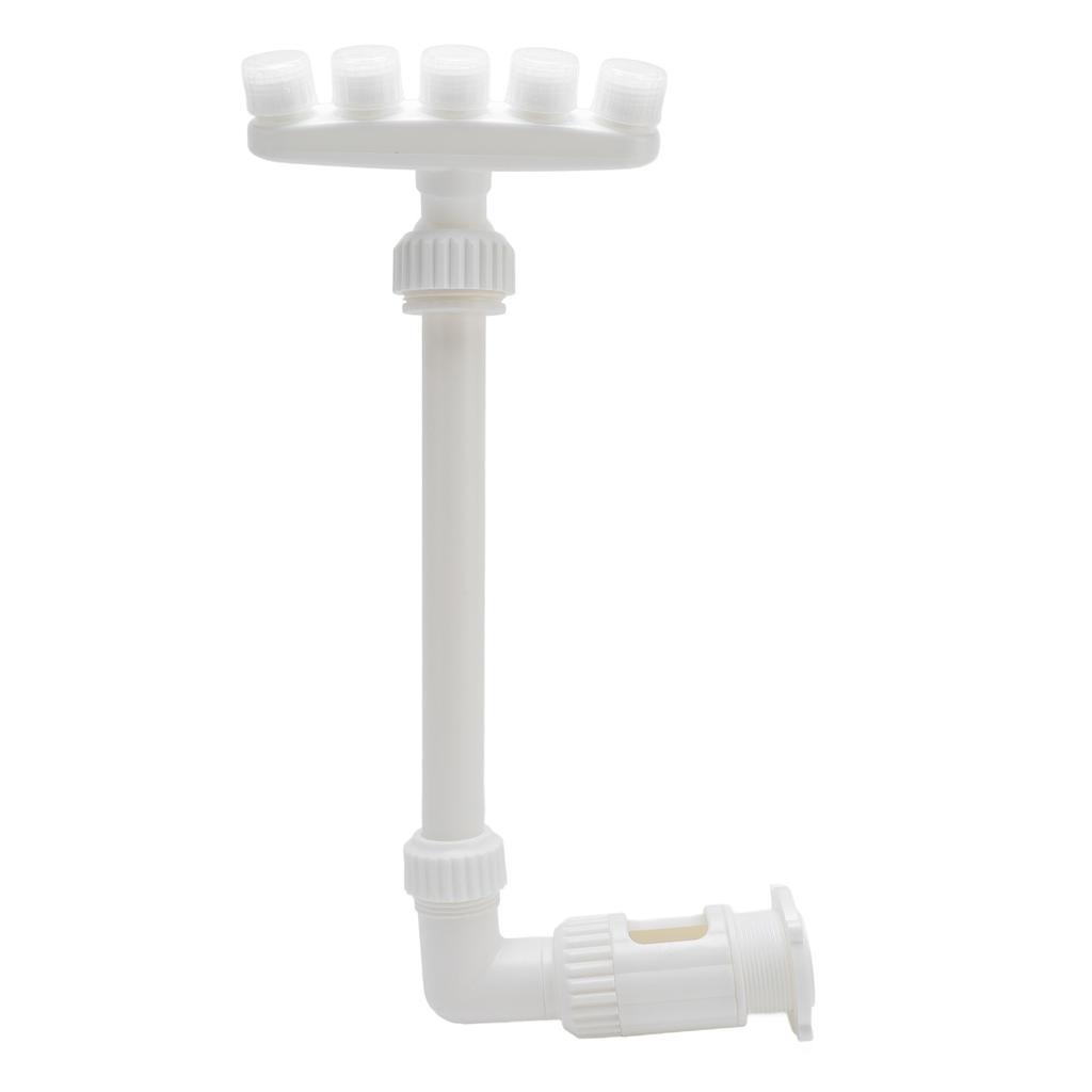 Pool Fountain for and Midway Pools, Waterfall Fountain with 5 Spa Sprinkler Nozzles for Fish Pond Garden