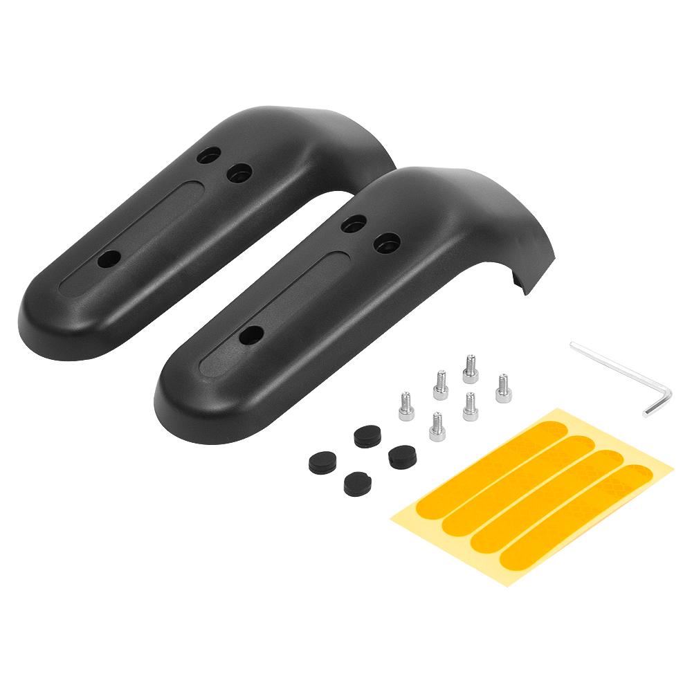 Наборы защитных чехлов на переднюю вилку для электрического скутера Ninebot Max G30 G30D, корпус переднего колеса со светоотражающими наклейками, винты, детали