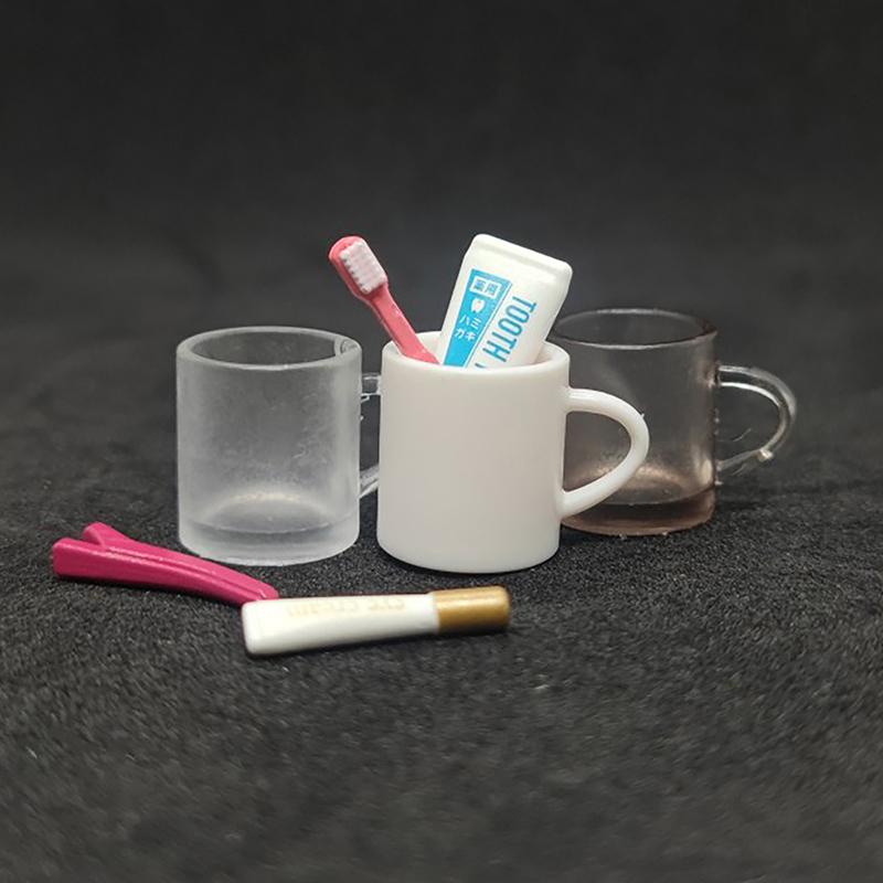 Кукольный домик кружка чашка силиконовая форма кукольный домик мини чашки модель кукольный домик украшения аксессуары ролевые игры игрушка
