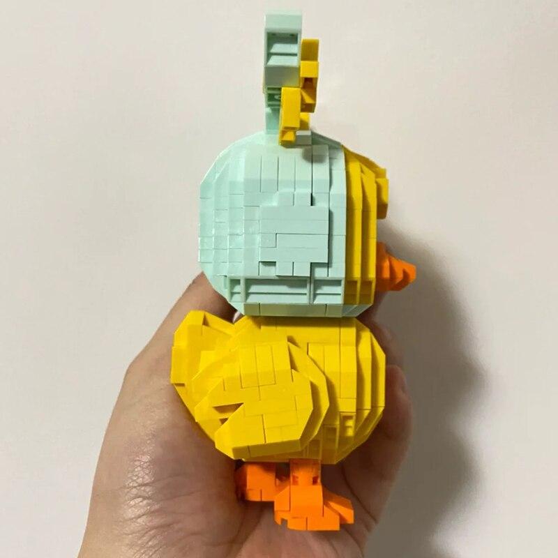 97057 Зодиак Весы Утка Животное Созвездие Pet Кукла Модель DIY Мини Алмазные Блоки Кирпичи Строительная Игрушка для Детей без Коробки