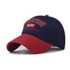 Boston Letter Embroidered Cotton Baseball Cap Sun Protection Hat For Daily Use