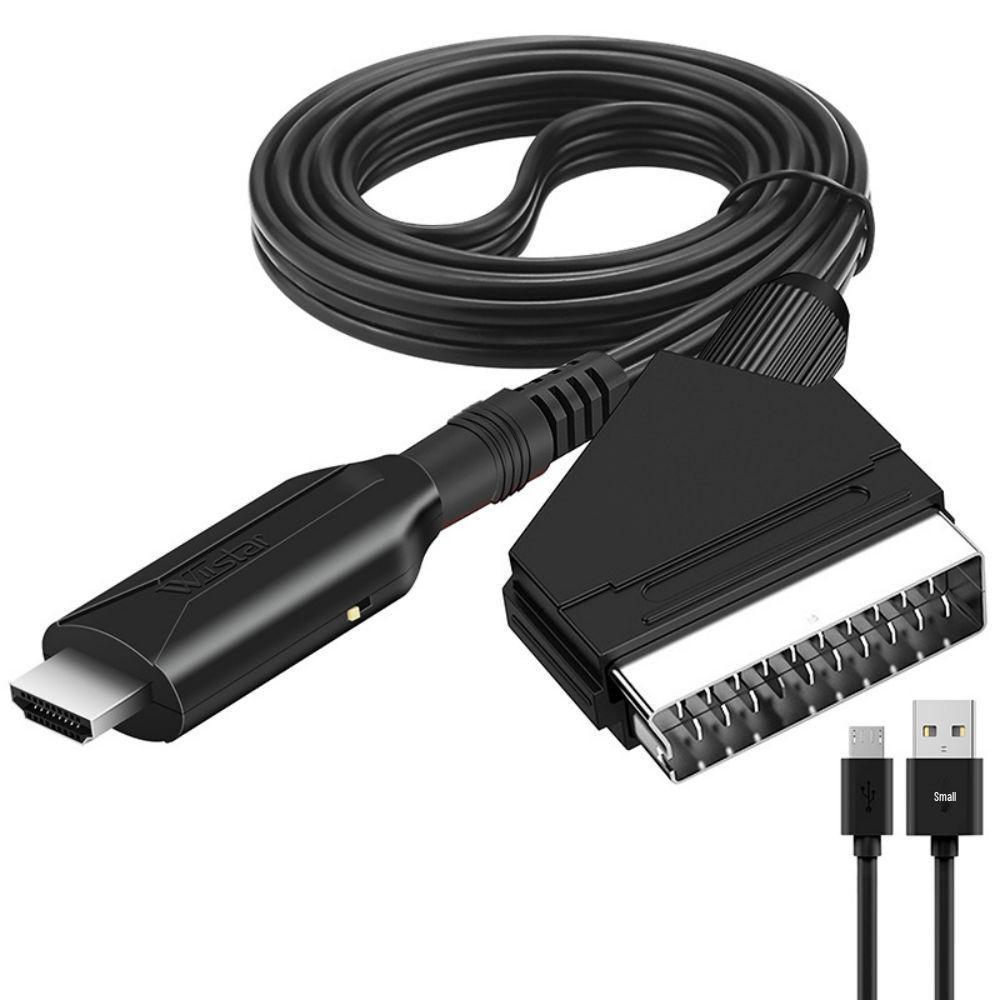 Конвертер SCART в HDMI для цифровых приставок и игровых консолей - Аудио-видео адаптер