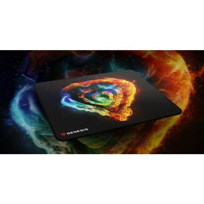 Tapis de Souris - Genesis - Carbon 500 M Fire G2 - Multicolore - Rectangulaire