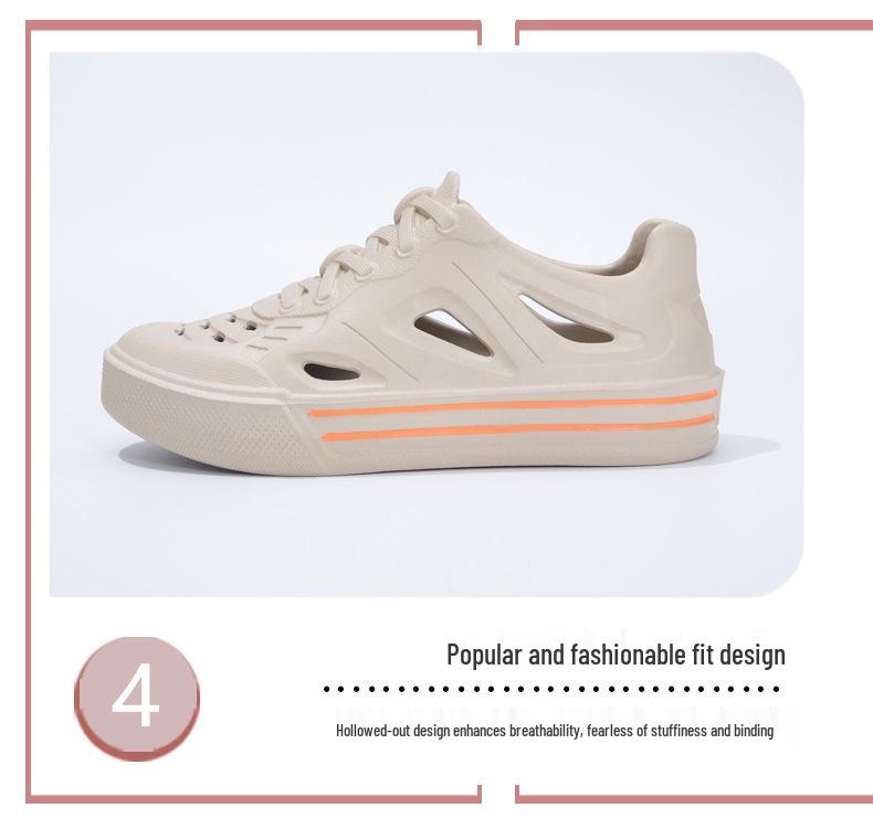 Unisex Lightweight EVA Clog Shoes for Summer: Beach, Driving, and Cool Closed-Toe Slippers Sandals