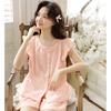 Flying sleeve short-sleeved shorts casual home suit set