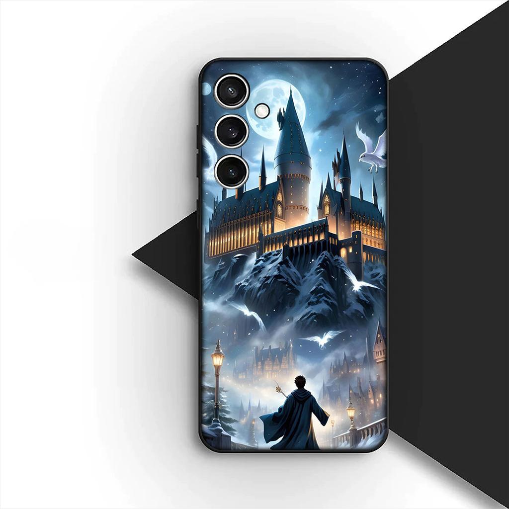 Soft Cover for OPPO A80 A18 A16 A40 A17 A15 A38 A78 A79 A54 A57 A12 A60 4G 5G Casing Phone Case Owl Art Harries Wand Potters