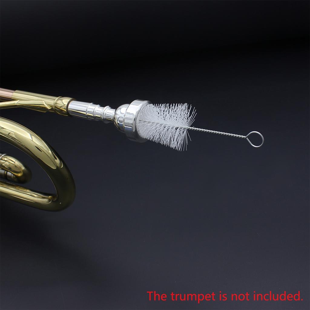 Trumpet Maintenance Cleaning Kit Mouthpiece Brush + Valve Brush + Flexible Brush Musical Instrument