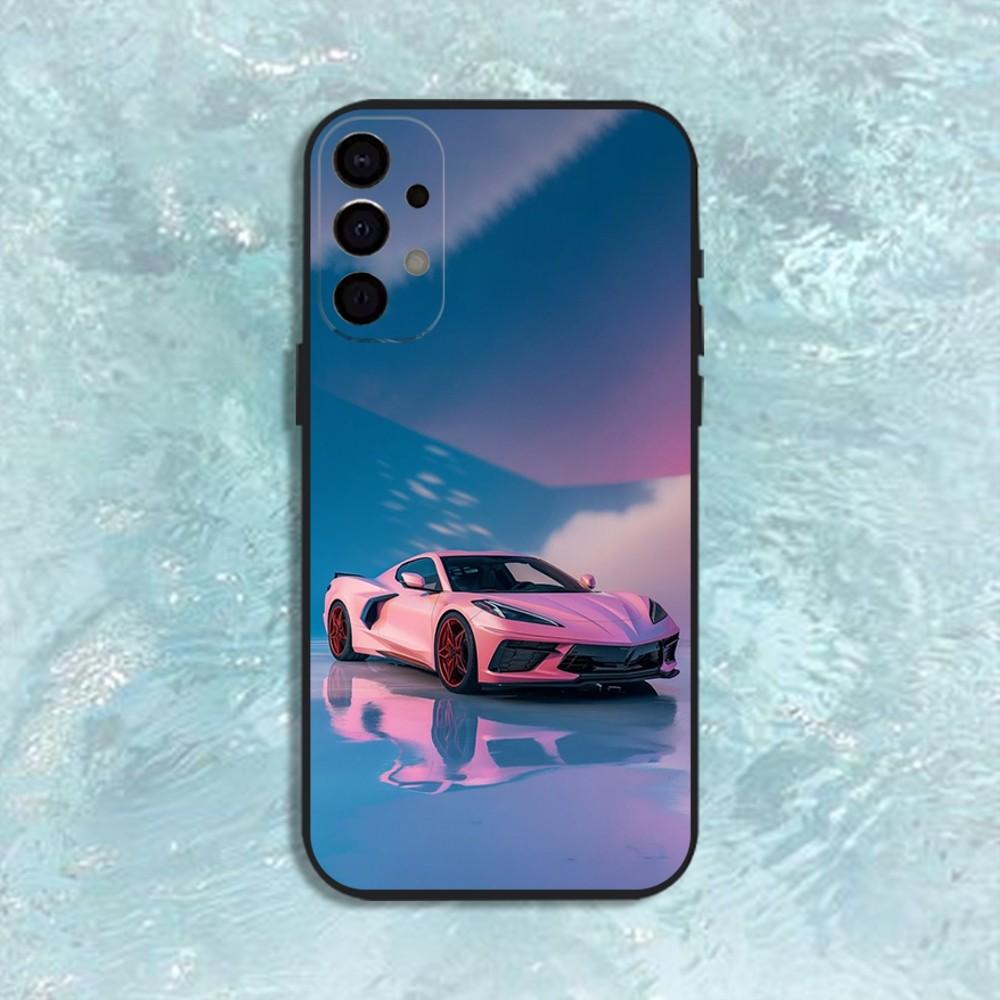 Модный крутой чехол для телефона C-Corvette с изображением автомобиля для Samsung S25, S24, S21, S22, S23, S30, Ultra, S20, Plus, Fe, Lite, Note, 10, 9, 5G Черный чехол