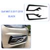 Front Bumper Fog Light Grilles For Golf 7 MK7 2014 2015 2016 2017 2018 2019 Fog Lamp Eyebrow Cover Trim