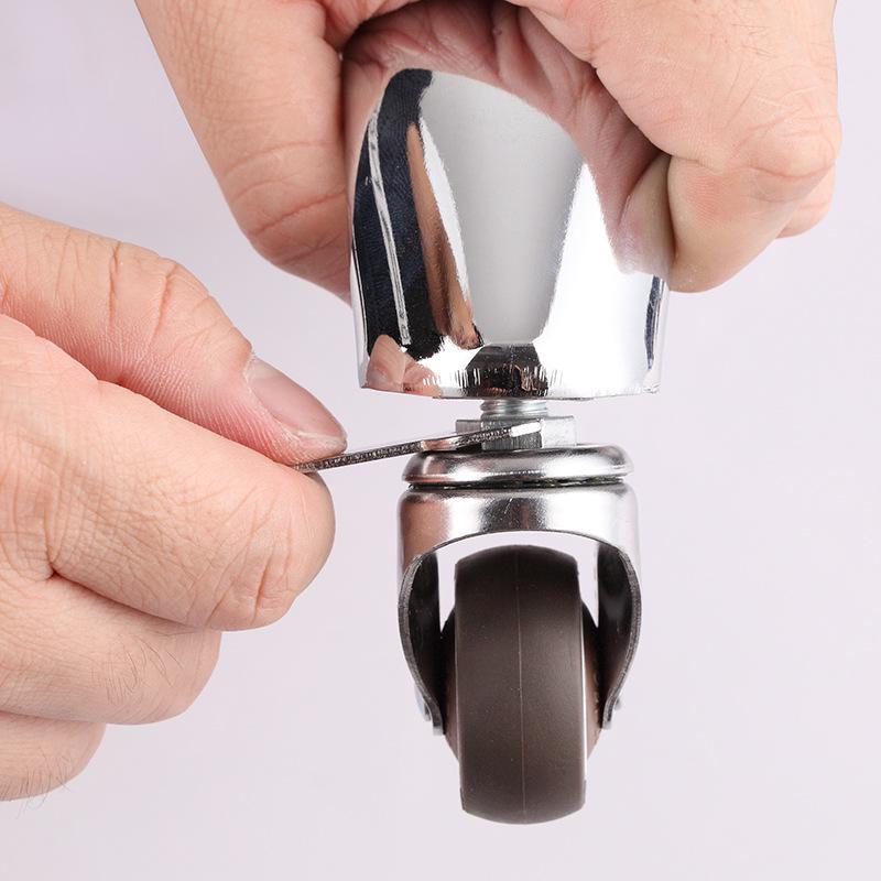 5 шт. поворотные ролики диаметром 50 мм, мягкие резиновые ролики из ТПЭ для замены колесиков для офисного стула, мебели