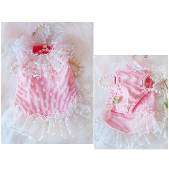 Дышащее платье для собак Красивый привлекательный очаровательный пуловер Юбка для щенка для повседневной жизни