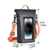 with Neck Lanyard Waterproof Phone Bag PVC Mobile Phone Storage Bag  Water Sports