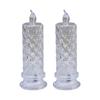 Flameless LED Candles Romantic Battery Operated Fake Pillar Candles for Valentine's Anniversary Wedding Christmas Home Table Decor