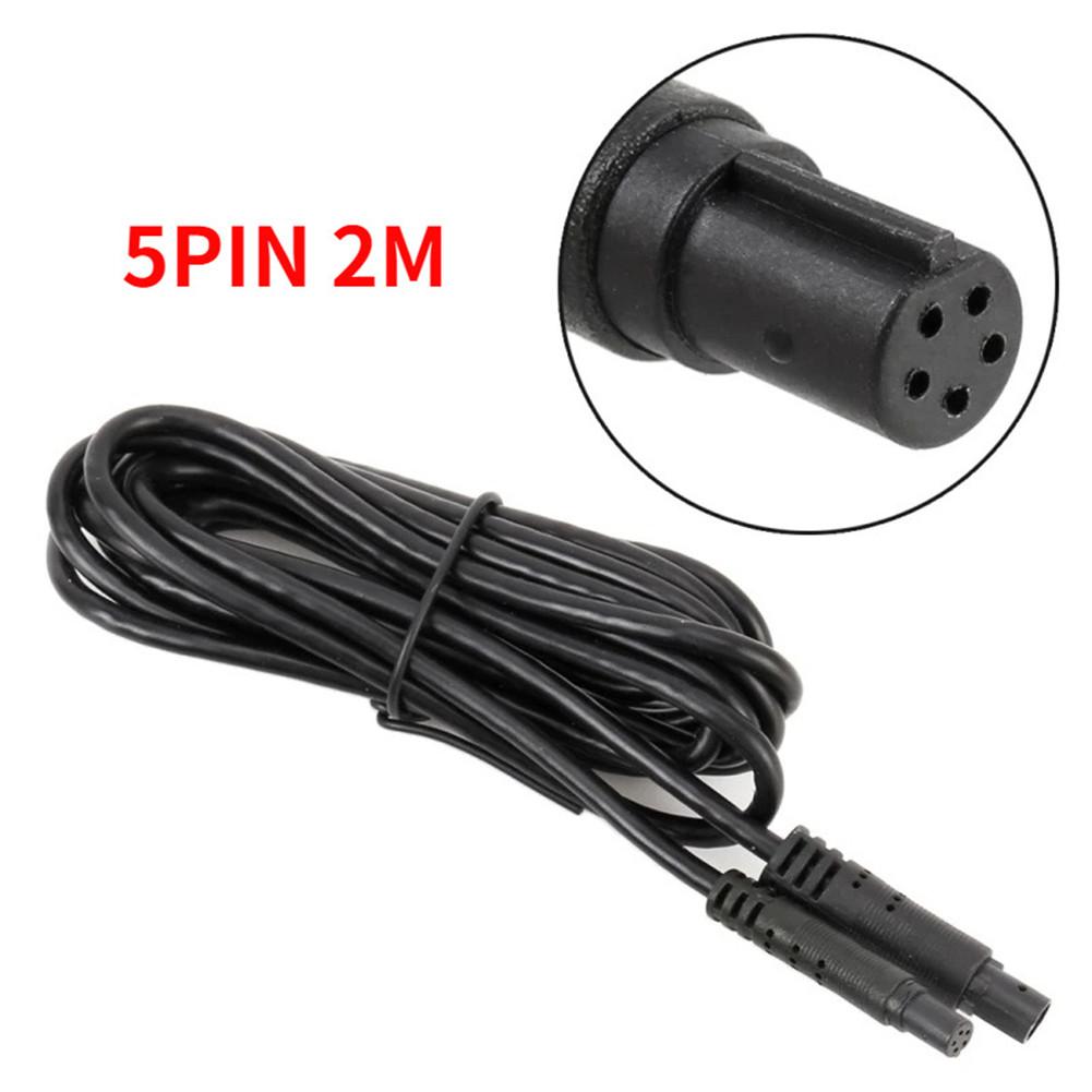 Cable Wire Extension Cable 2M Rear View Parking 5Pin Reverse Camera