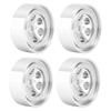 4pcs 1.3 Inches Wheels Rim Aluminum Alloy 6 Holes Wheel Rim Hubs for Traxxas TRX4M 1 18 RC Crawler
