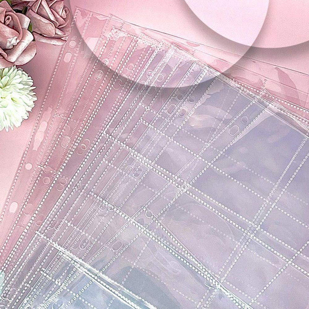 Inner Page Card Binder Multiple Pockets A4 Kpop Photocard Binder Transparent DIY Photo Album Refill Pages PP Photocard Holder