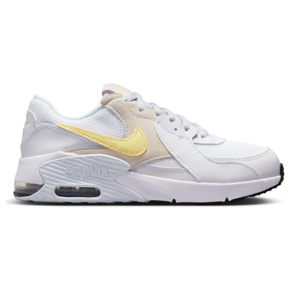 Nike Air Max Excee GS White Citron Tint Kids Sneakers Football-Grey Summit-White CD6894-118