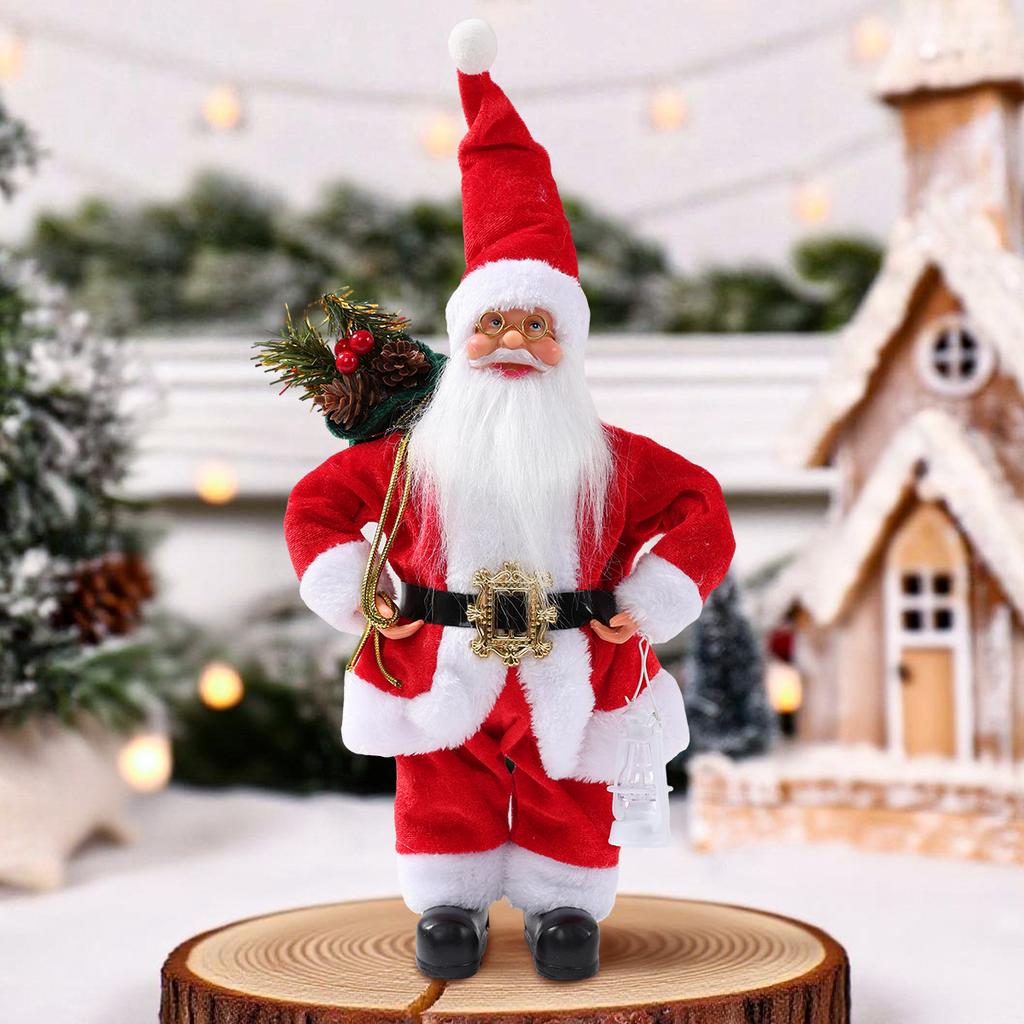 Christmas Santa Claus Figuette Decoration Christmas Party Decoration Kids Xmas Santa Claus Navidad Natal New Gift